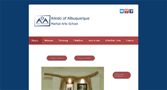Desktop Screenshot of aikidoofabq.com
